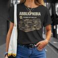 Women's Abibliophobia Ruined My Wallet Book Lover T-Shirt Gifts for Her Women's Abibliophobia Ruined My Wallet Book Lover T-Shirt Gifts for Her