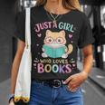Women's Just A Girl Who Loves Books Reading Read Book Bookworm T-Shirt Gifts for Her Women's Just A Girl Who Loves Books Reading Read Book Bookworm T-Shirt Gifts for Her