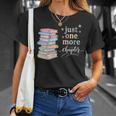 Women's Just One More Chapter Cozy Pastel Bookworm Cute Book Reader T-Shirt Gifts for Her