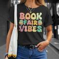 Women's Library Book Fair Vibe Groovy Retro School Reading Nostalgic T-Shirt Gifts for Her Women's Library Book Fair Vibe Groovy Retro School Reading Nostalgic T-Shirt Gifts for Her