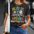 Women's Nothing Beats Reading Rock Paper Scissors Book Love T-Shirt Gifts for Her Women's Nothing Beats Reading Rock Paper Scissors Book Love T-Shirt Gifts for Her