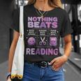 Women's Nothing Beats Reading Rock Paper Scissors Book Lover T-Shirt Gifts for Her Women's Nothing Beats Reading Rock Paper Scissors Book Lover T-Shirt Gifts for Her