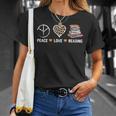 Women's Peace Love Reading Book Reader Book Lover Vintage Bookworm T-Shirt Gifts for Her Women's Peace Love Reading Book Reader Book Lover Vintage Bookworm T-Shirt Gifts for Her
