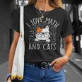 World Book Day Boys And Girls Cute Cat Math Number T-Shirt Gifts for Her