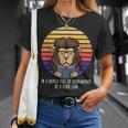 In A World Full Of Bookworms Be A Book Lion Dragon Reading T-Shirt Gifts for Her In A World Full Of Bookworms Be A Book Lion Dragon Reading T-Shirt Gifts for Her