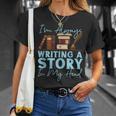 Writing Quill Book Novel Writer & Published Author I'M T-Shirt Gifts for Her