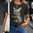 Zebra Reading Book Lover T-Shirt Gifts for Her