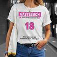 18th Birthday Guest Book Party 18 Years T-Shirt Gifts for Her