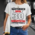 30th Birthday Party Guest List Guest Book 30th Birthday T-Shirt Gifts for Her 30th Birthday Party Guest List Guest Book 30th Birthday T-Shirt Gifts for Her