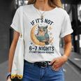 6-7 Nights Reading Owl On Moon Book Lover Reading T-Shirt Gifts for Her