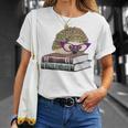 Adorable Hedgehog Book Nerd Tee Shirt T-Shirt Gifts for Her Adorable Hedgehog Book Nerd Tee Shirt T-Shirt Gifts for Her