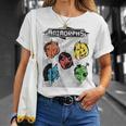 Animorphs Split Face Character Colorful Grid Book Series T-Shirt Gifts for Her