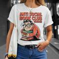 Anti Social Book Club Vintage Retro Reader Art Premium Tri-Blend T-Shirt Gifts for Her