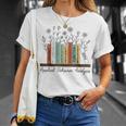 Applied Behavior Analysis Book Flower ABA Therapist T-Shirt Gifts for Her Applied Behavior Analysis Book Flower ABA Therapist T-Shirt Gifts for Her