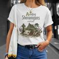 Avoiding Shenanigans Irish St Patricks Day Book Reader T-Shirt Gifts for Her