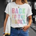 BACK TO THE BOOKS Happy First Day School Future Grads Premium Tri-Blend T-Shirt Gifts for Her BACK TO THE BOOKS Happy First Day School Future Grads Premium Tri-Blend T-Shirt Gifts for Her