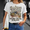 Baking And Books Because Murder Is Illegal Sarcastic Performance T-Shirt Gifts for Her Baking And Books Because Murder Is Illegal Sarcastic Performance T-Shirt Gifts for Her