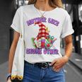 Best Teacher Grandma Gnome With Books For Teacher Mom Saying T-Shirt Gifts for Her