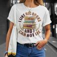 I Like Big Books And I Can Not Lie Book Lovers Reading T-Shirt Gifts for Her