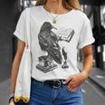 Bird Raven Book Lovers Men Women Graphic Tshirt T-Shirt Gifts for Her