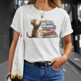 Book Cat Lover Reading Read Books T-Shirt Gifts for Her Book Cat Lover Reading Read Books T-Shirt Gifts for Her