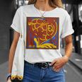 Book Of Kells Celtic Knot Medieval Bird Premium Tri-Blend T-Shirt Gifts for Her