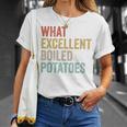 Book Lover Austen Literature What Excellent Boiled Potatoes T-Shirt Gifts for Her
