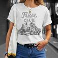 Book Lover Bookworm Feral Readers Club Raccoon Opossum T-Shirt Gifts for Her Book Lover Bookworm Feral Readers Club Raccoon Opossum T-Shirt Gifts for Her