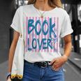 Book Lover Reading Enthusiast Bold Stripes Comfort Colors Crop Top T-Shirt Gifts for Her