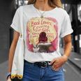 Book Lovers Covering Our Faces T-Shirt Gifts for Her