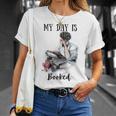 Book Lovers My Day Is Booked Vintage T-Shirt Gifts for Her