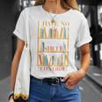 Book Nerd I Have No Shelf Control Library Reading T-Shirt Gifts for Her Book Nerd I Have No Shelf Control Library Reading T-Shirt Gifts for Her
