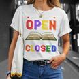 If My Book Is Open Your Mouth Is Closed Reading Books Performance T-Shirt Gifts for Her If My Book Is Open Your Mouth Is Closed Reading Books Performance T-Shirt Gifts for Her