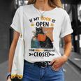 If My Book Is Open Your Mouth Should Be Closed T-Shirt Gifts for Her