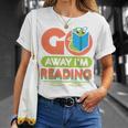 Book Reading Library Go Away Im Reading T-Shirt Gifts for Her