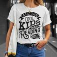Book Reading Graphic Women Kids Book Lovers Librarian T-Shirt Gifts for Her