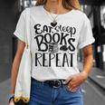 Book Reading Graphic Women Men Book Lovers Librarian Raglan Baseball Tee T-Shirt Gifts for Her