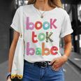 Book Tok Babe Bookish Woman Loves To Read Reading Novels T-Shirt Gifts for Her Book Tok Babe Bookish Woman Loves To Read Reading Novels T-Shirt Gifts for Her