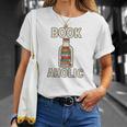 Bookaholic – Book Lover Pun Graphic For Readers Premium Tri-Blend T-Shirt Gifts for Her
