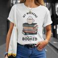 My Weekend Is All Booked Book Lovers Bookish Women T-Shirt Gifts for Her