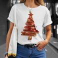 All Booked For Christmas Book Premium Tri-Blend T-Shirt Gifts for Her
