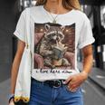 Bookish Mom Raccoon I Live Here Now Library Book Lover T-Shirt Gifts for Her Bookish Mom Raccoon I Live Here Now Library Book Lover T-Shirt Gifts for Her