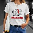 Bookmark Reading Quote For A Reader Book Lover T-Shirt Gifts for Her