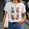 Bookmas Christmas Book Tree Shirt Socks Bookworm T-Shirt Gifts for Her