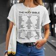 The Books Of The Bible Old And New Testament Complete List T-Shirt Gifts for Her