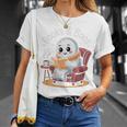 Books And Boos Reading Ghost Premium Tri-Blend T-Shirt Gifts for Her