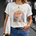 Books And Coffee Reading Book Lover Bookworm T-Shirt Gifts for Her