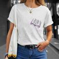 Books Lovers Just A Girl Who Loves Reading Book Worm Kids T-Shirt Gifts for Her
