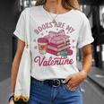 Books Are My Valentine Coquette Bow Bookworm Pink Books T-Shirt Gifts for Her Books Are My Valentine Coquette Bow Bookworm Pink Books T-Shirt Gifts for Her