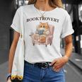 BOOKTROVERT Cute Cat With Tea Cozy Sweater And Book T-Shirt Gifts for Her BOOKTROVERT Cute Cat With Tea Cozy Sweater And Book T-Shirt Gifts for Her